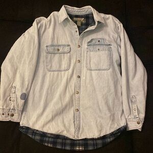 Ivy Crew Explorer Jean/Flannel Jacket